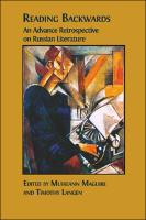 Reading backwards:an advance retrospective on Russian literature