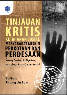 Tinjauan kritis ketahanan sosial masyarakat miskin perkotaan dan perdesaan:ruang sosial, 
kebijakan, dan pola kerentanan sosial