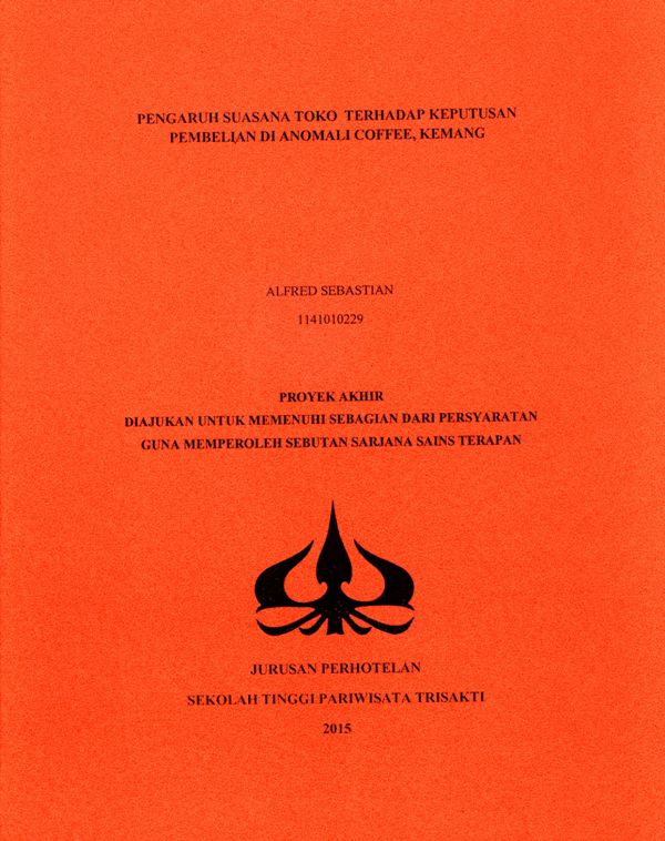PENGARUH SUASANA TOKO TERHADAP KEPUTUSAN PEMBELIAN
