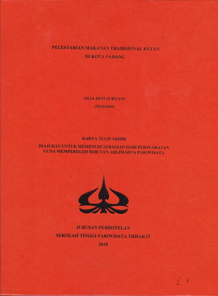 PELESTARIAN MAKANAN TRADISIONAL KETAN DI KOTA PADANG