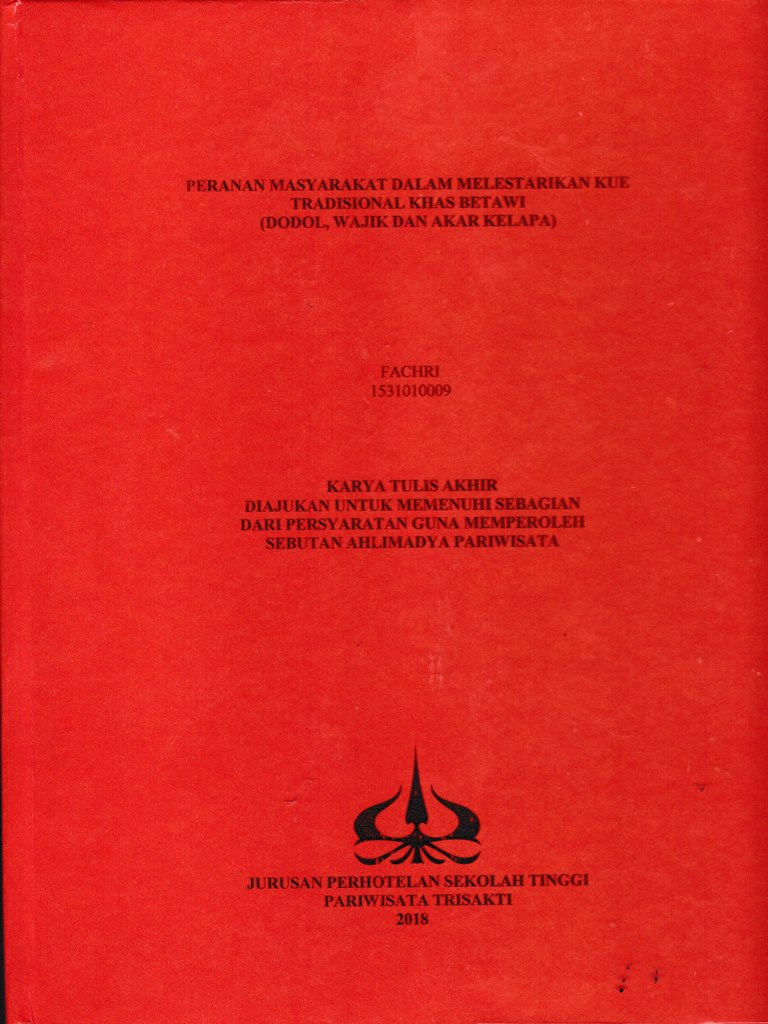 MELESTARIKAN PENGANAN TRADISIONAL KHAS BETAWI