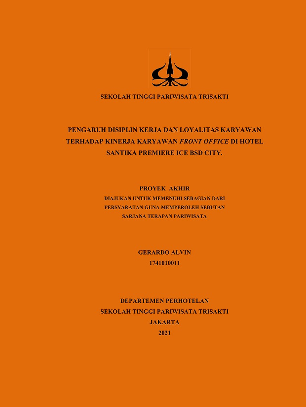 PERANAN PENGELOLA HYGIENE DAN SANITASI DALAM MENJAGA KUALITAS MAKANAN DI RESTORAN SEASONAL TASTES HOTEL THE WESTIN JAKARTA PADA PANDEMI COVID-19
