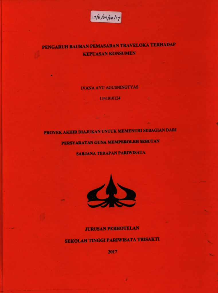 PENGARUH BAURAN PEMASARAN TRAVELOKA TERHADAPKEPUASAN KONSUMEN