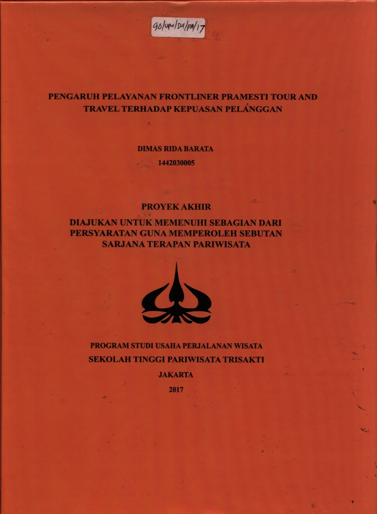 PENGARUH KUALITAS PELAYANAN FR ERHADAP KEPUASAN PELANGGAN