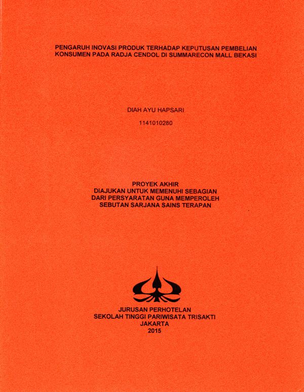 PENGARUH INOVASI PRODUK TERHADAP KEPUTUSAN PEMBELIAN KONSUMEN