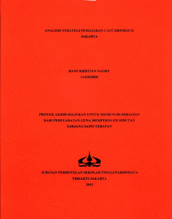 ANALISIS STRATEGI PEMASARAN CAFÉ DRINKSUM JAKARTA