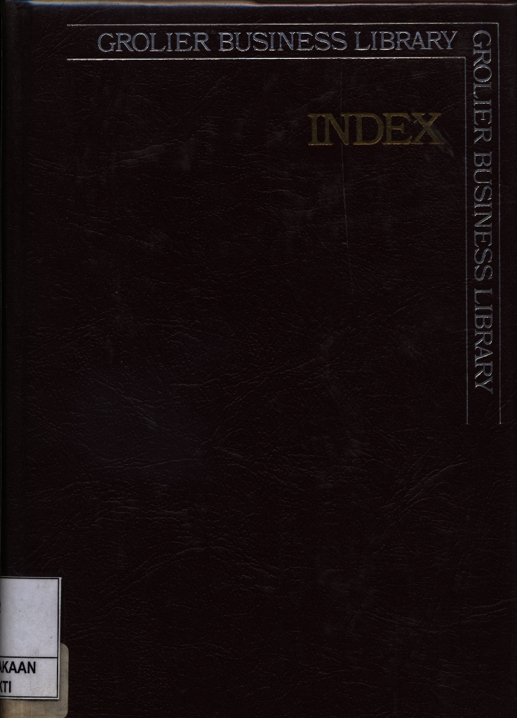Index Glolier Business Lyblary