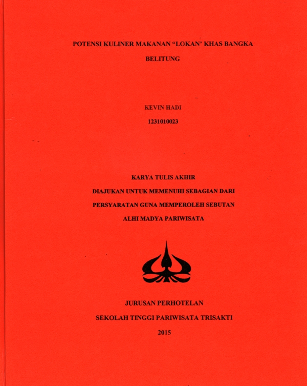 POTENSI KULINER MAKANAN “LOKAN” KHAS BANGKA BELITUNG