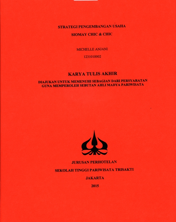 STRATEGI PENGEMBANGAN USAHA IOMAY CHIC & CHIC