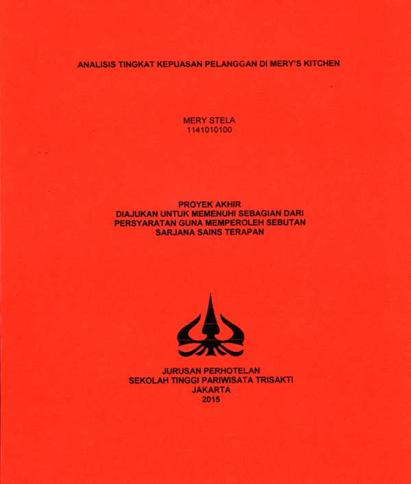 ANALISIS TINGKAT KEPUASAN PELANGGAN DI MERY'S KITCHEN