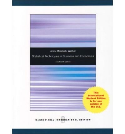 Statistical techniques in business & economics