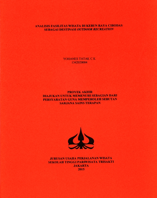 ANALISIS FASILITAS WISATA DI KEBUN RAYA CIBODAS SEBAGAI DESTINASI OUTDOOR RECREATION