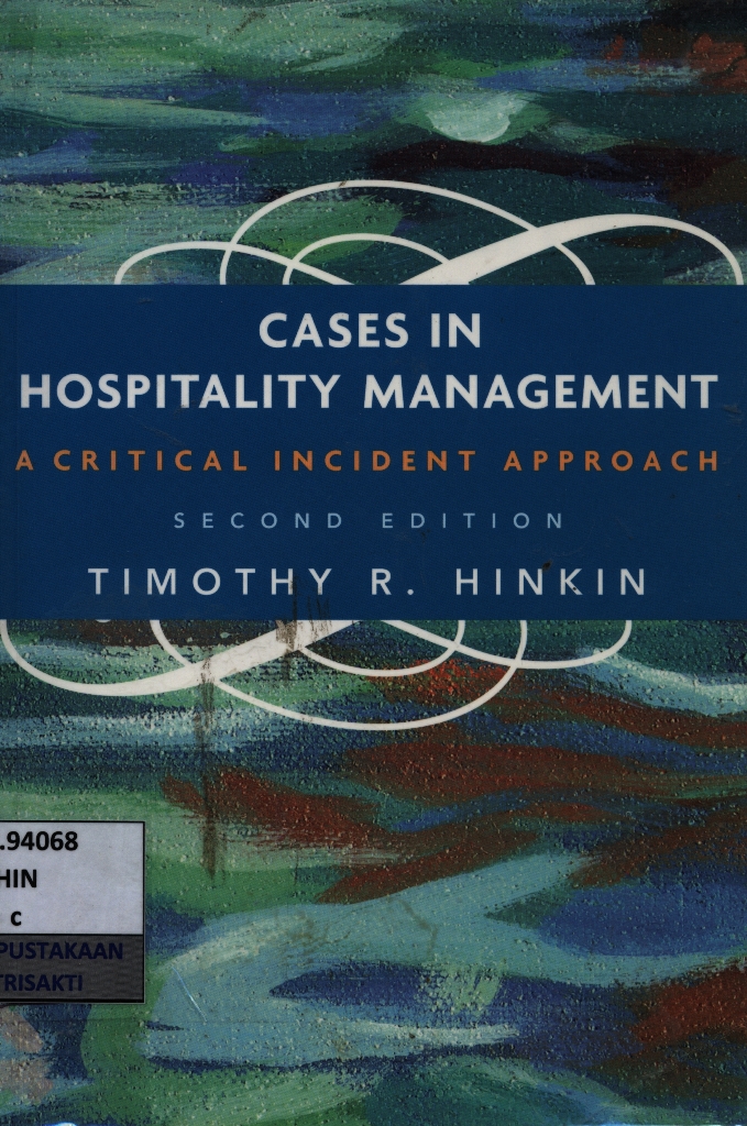 Cases in hospitality management : a critical incident approach