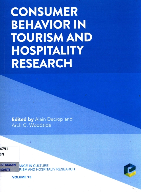Consumer Behavior In Tourism and Hospitality Research