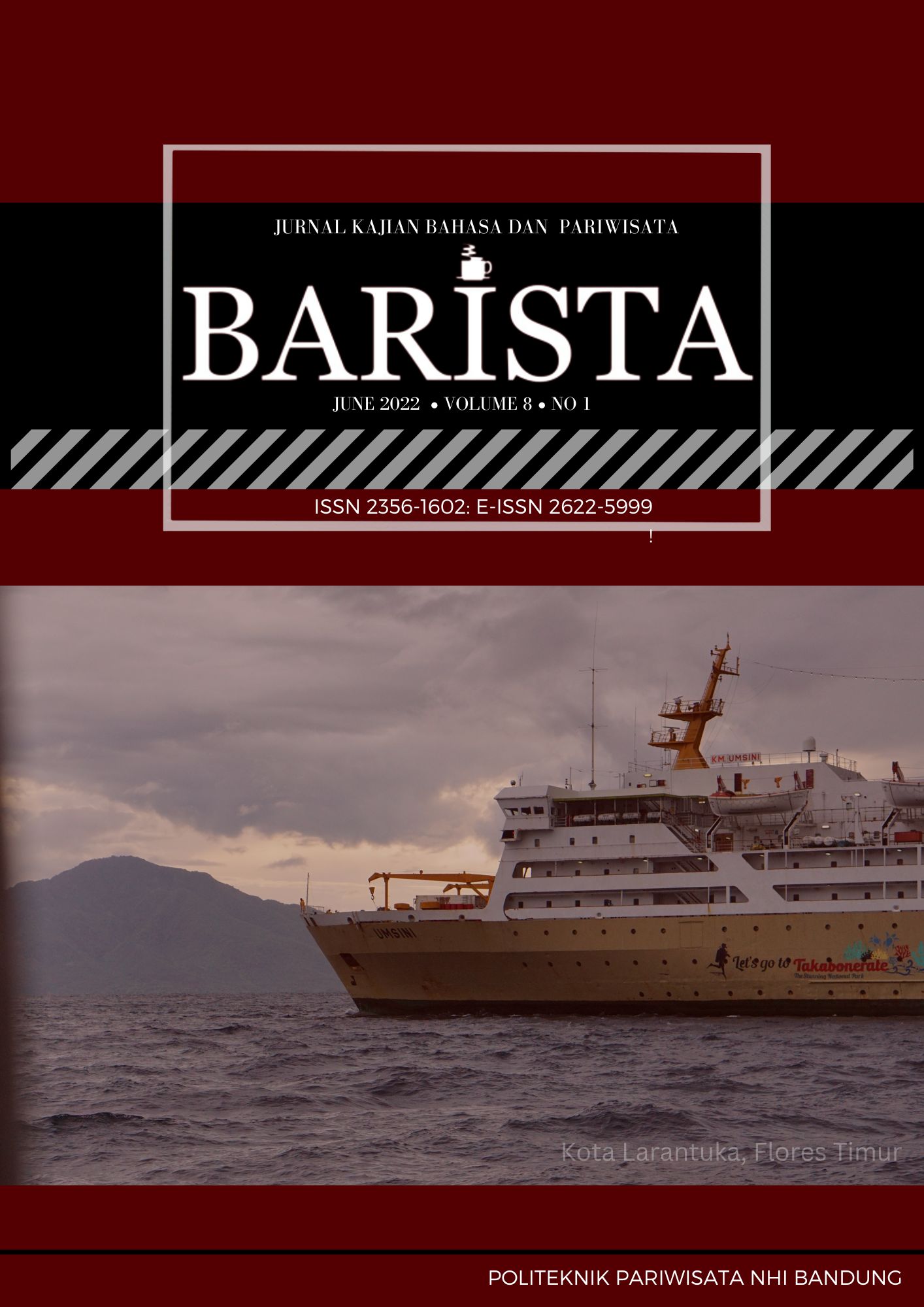 Barista; Jurnal Kajian Bahasa dan Pariwisata