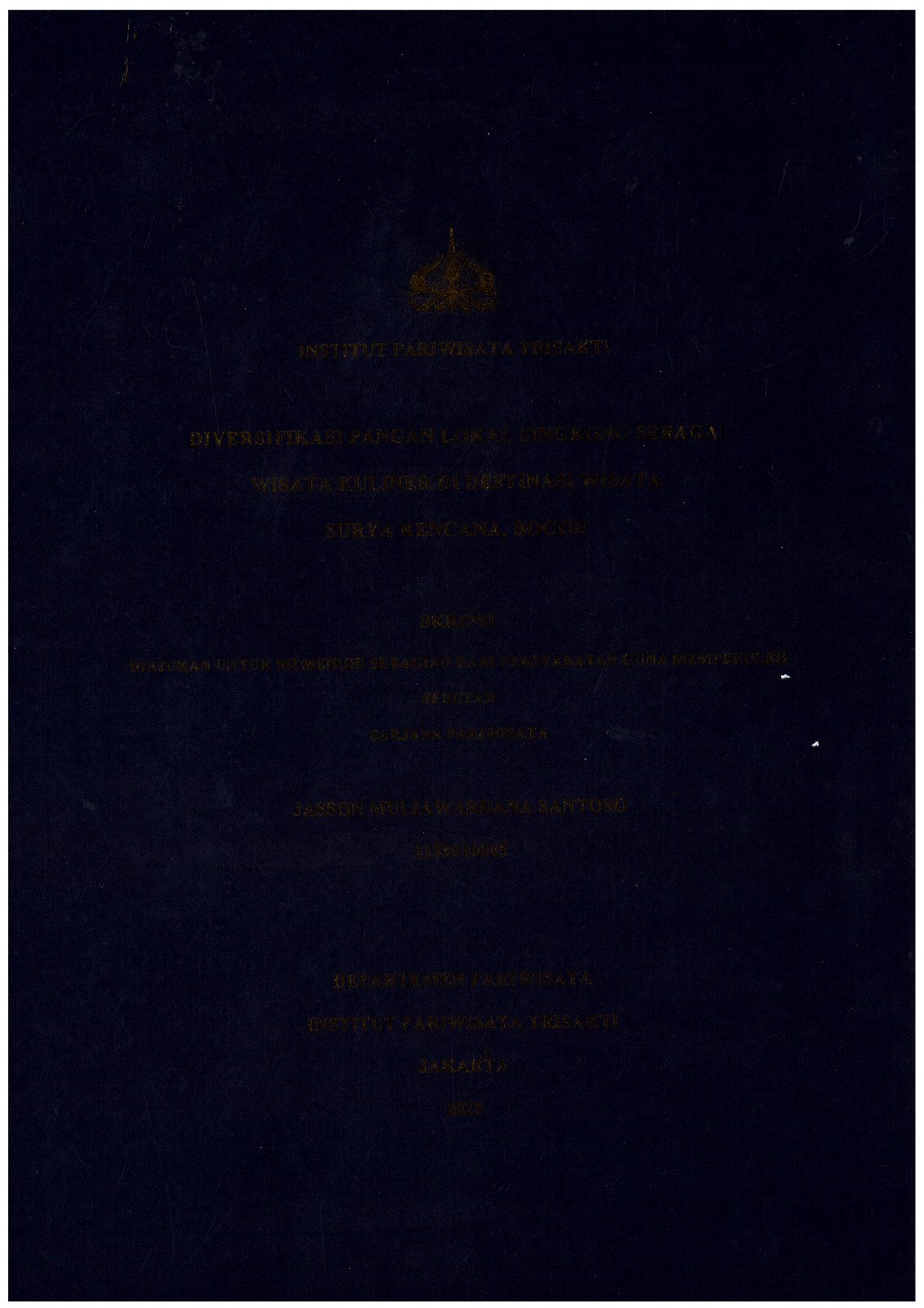 Diversifikasi Pangan Lokal Singkong Sebagai Wisata Kuliner di Destinasi Wisata Surya Kencana Bogor