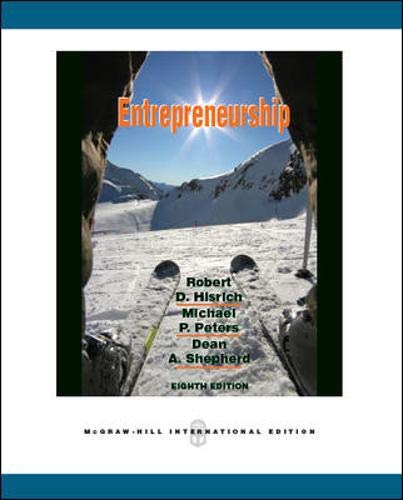 Entrepreneurship Eight Edition