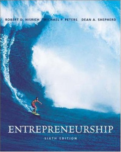 Entrepreneurship Sixth Edition