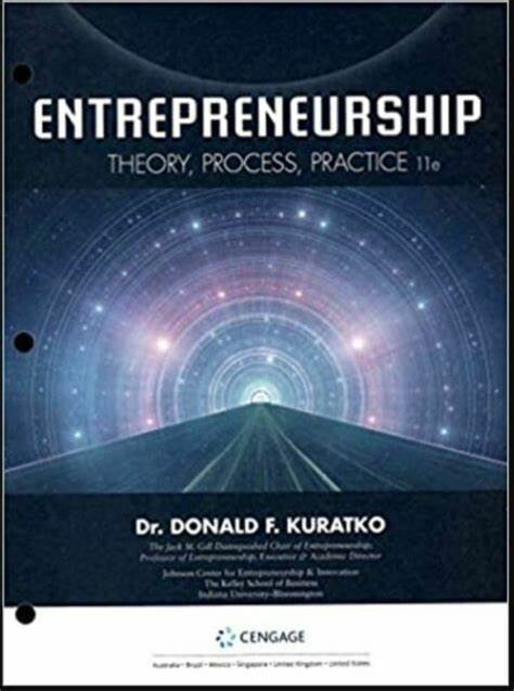 Entrepreneurship: Theory, Process, Practice