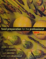 Food Preparation for The Professional
