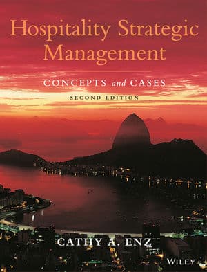 Hospitality Strategic Management : Concept and Cases