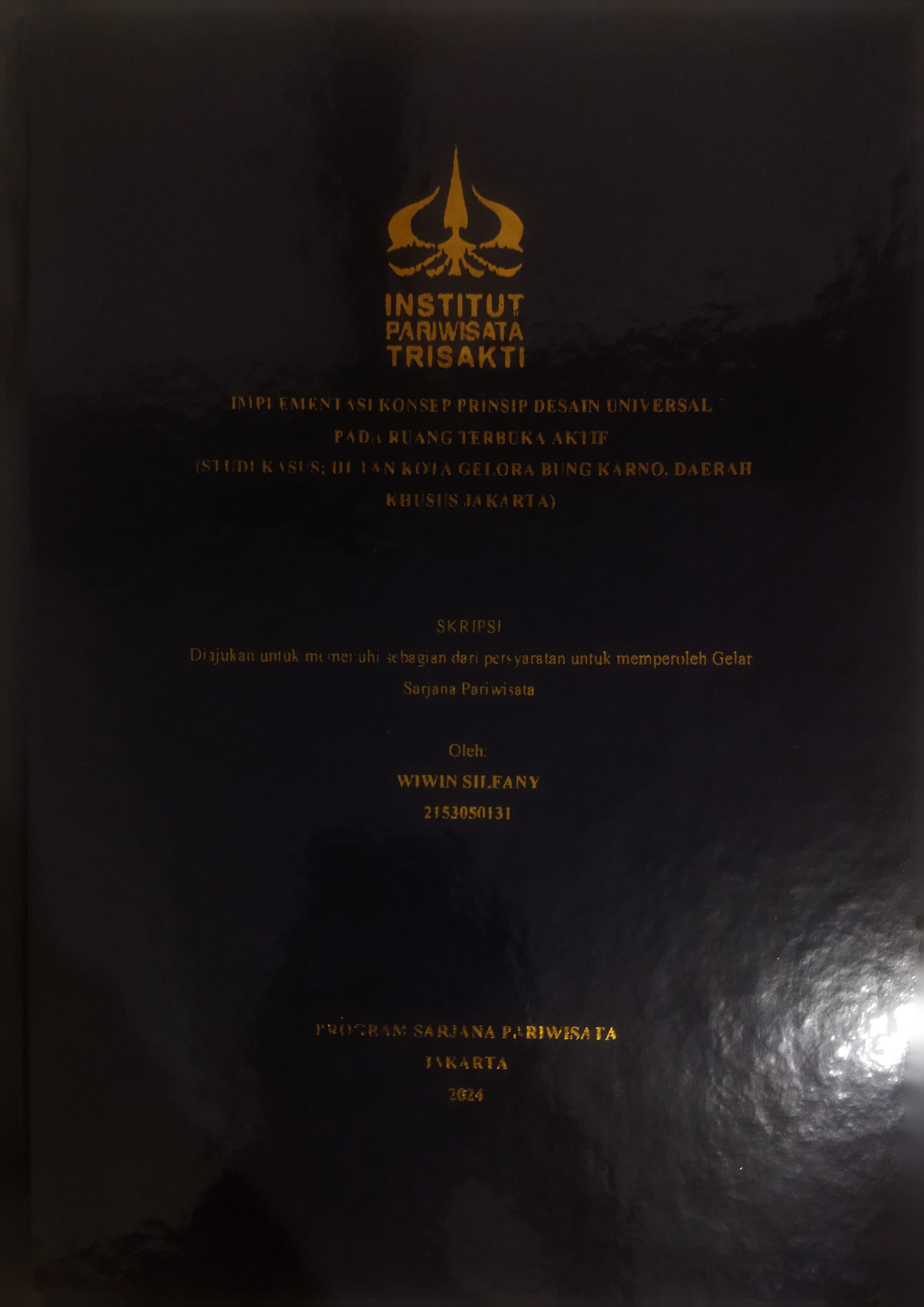 Implementasi Konsep Prinsip Desain Universal Pada Ruang Terbuka Aktif (Studi Kasus 
; Hutan Kota Gelora Bung Karno, Daerah Khusus Jakarta)