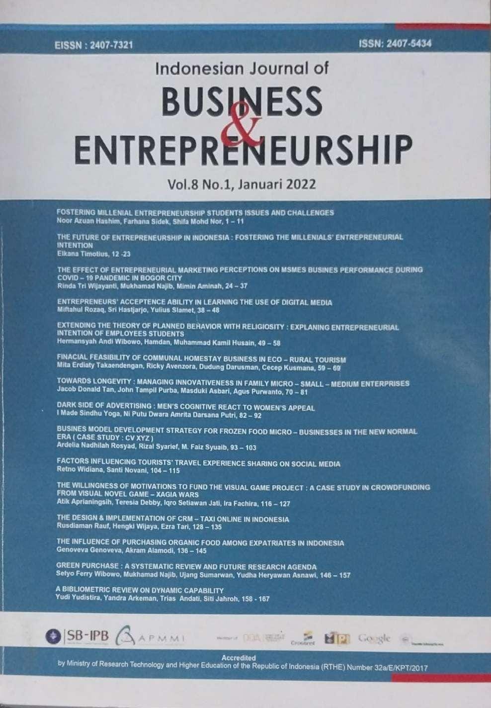 Indonesian Journal of Business & Entrepreneurship