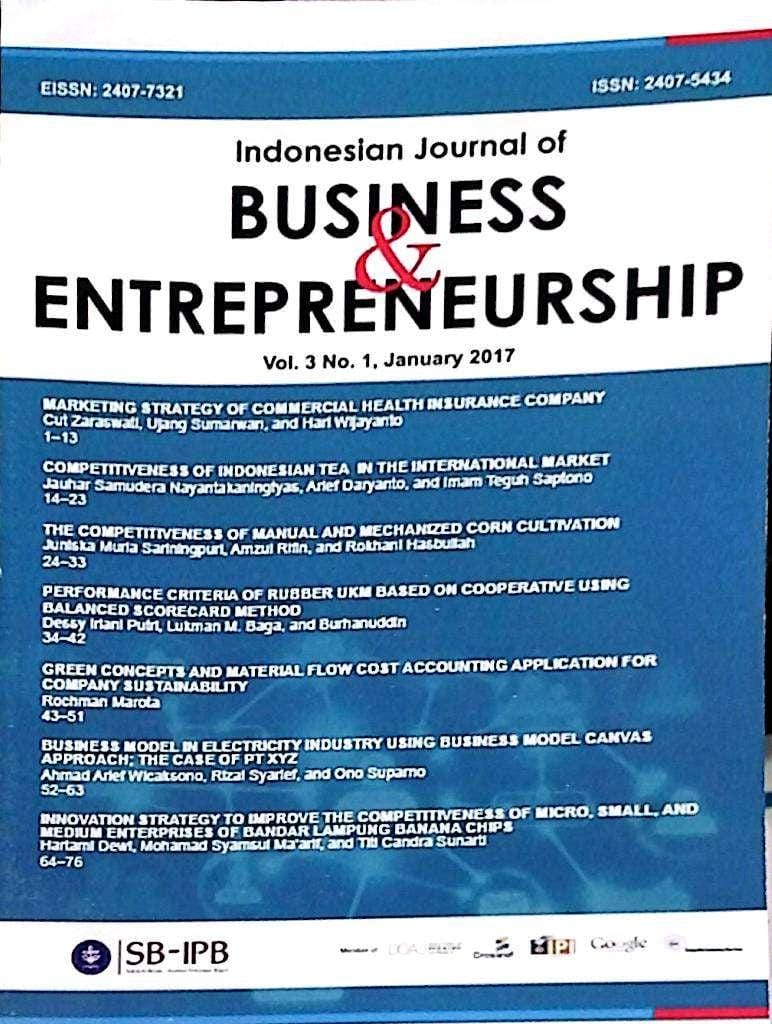 Indonesian Journal of BUssiness & Entrepreneurship