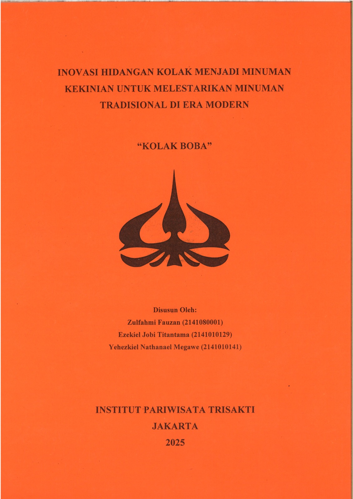 Inovasi Hidangan Kolak Menjadi Minuman Kekinian Untuk Melestarikan Minuman Tradisional Di Era Modern "Kolak Boba"