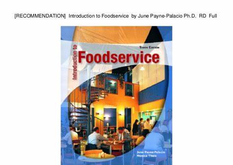 Introduction to foodservice