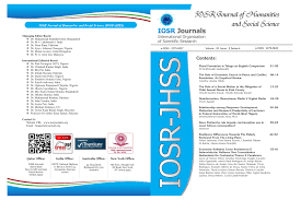 IOSR Journal of Humanities and Social Science