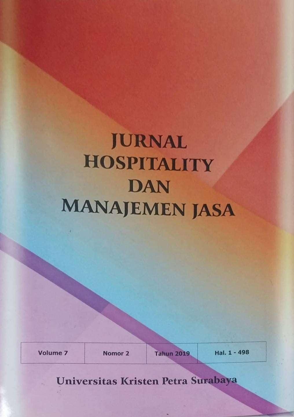 Journal Hospitality dan Manajemen Jasa
