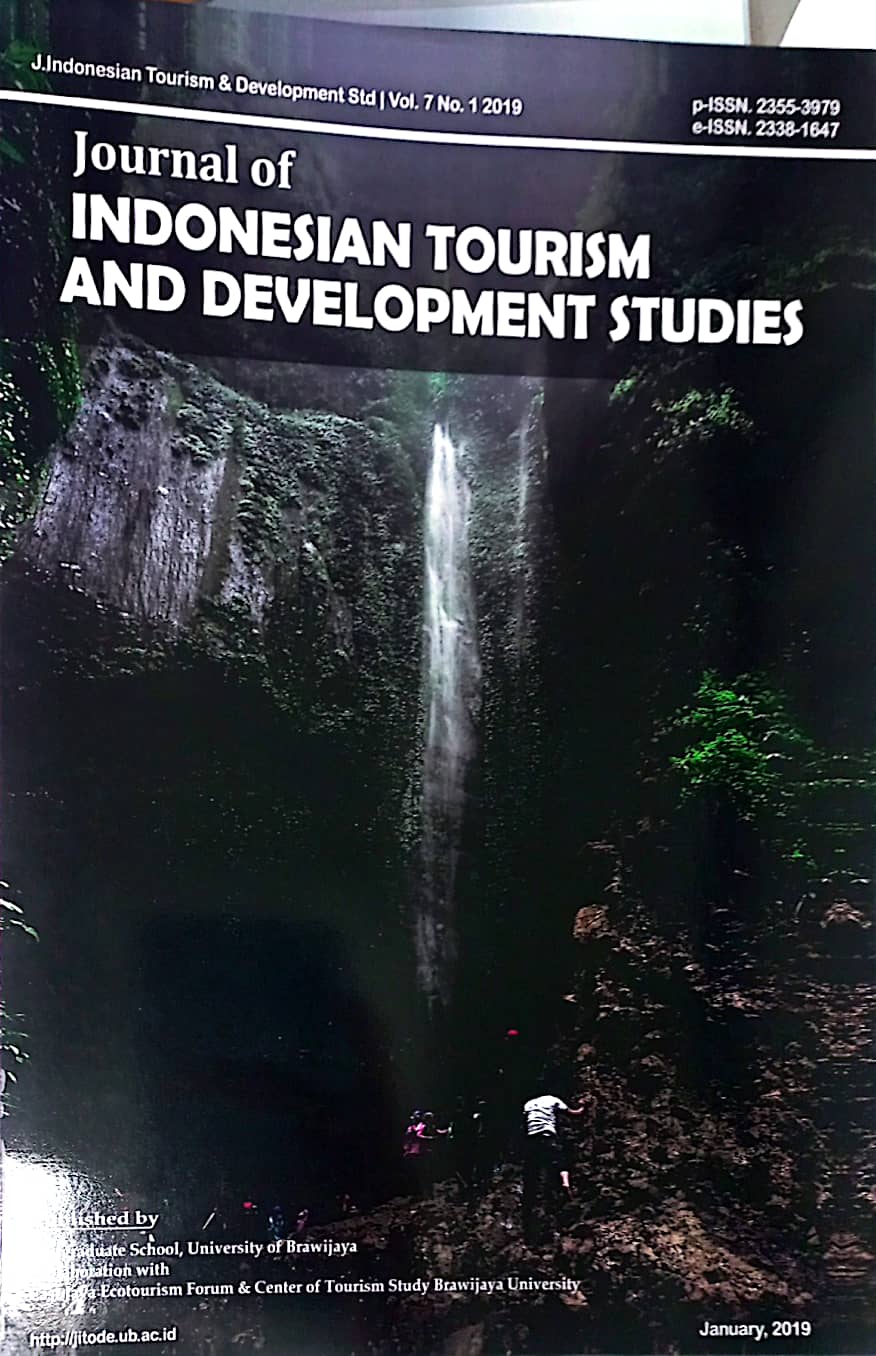 Journal Of Indonesian Tourism And Development Studies