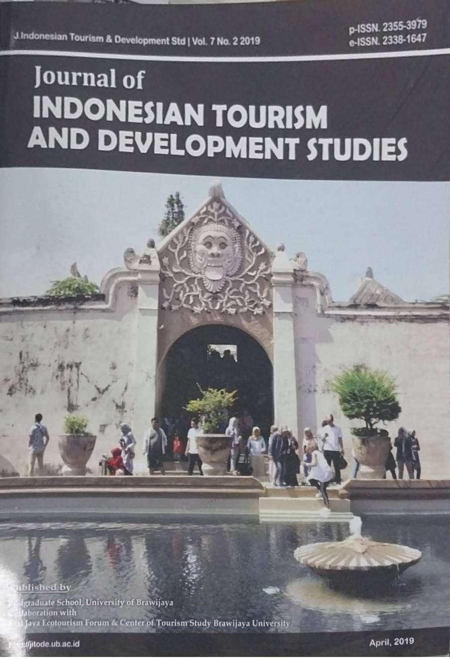 Journal of Indonesian Tourism And Development Studies