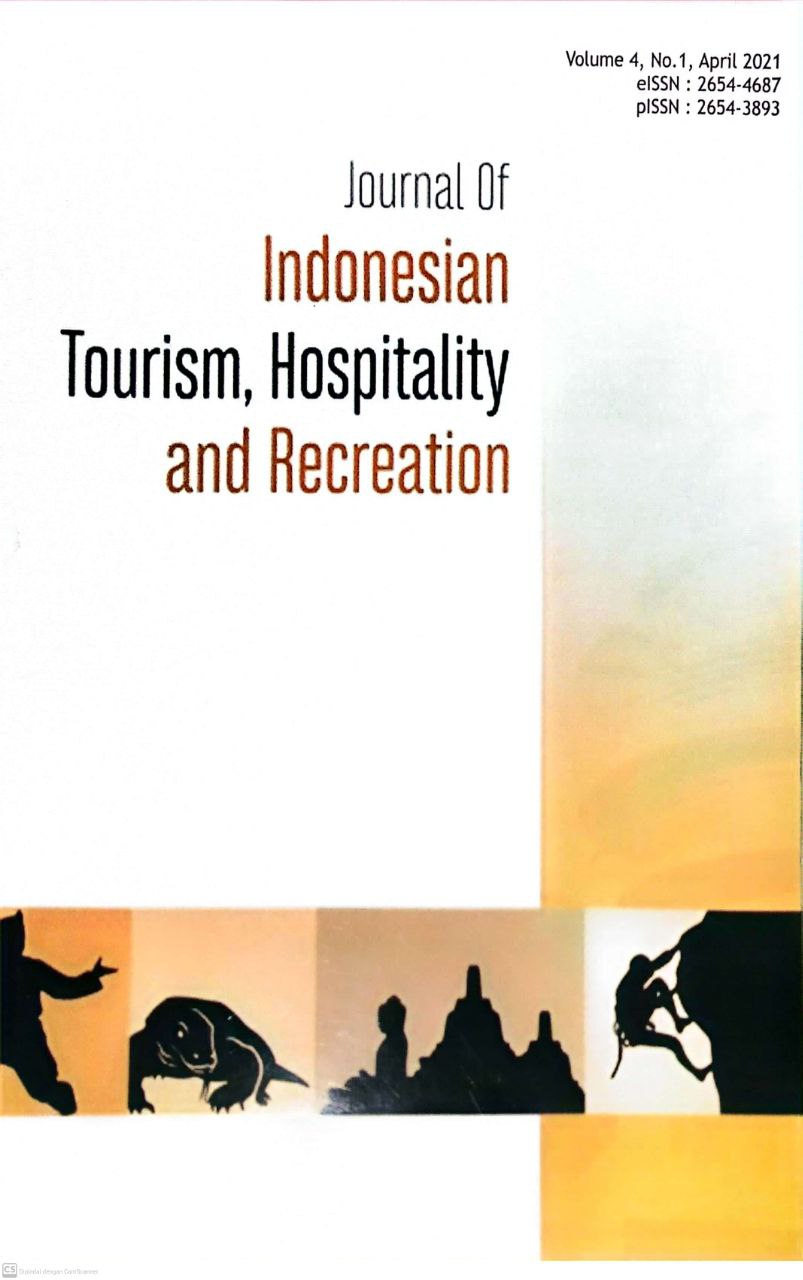 Journal of Indonesian Tourism, Hospitality and Recreation