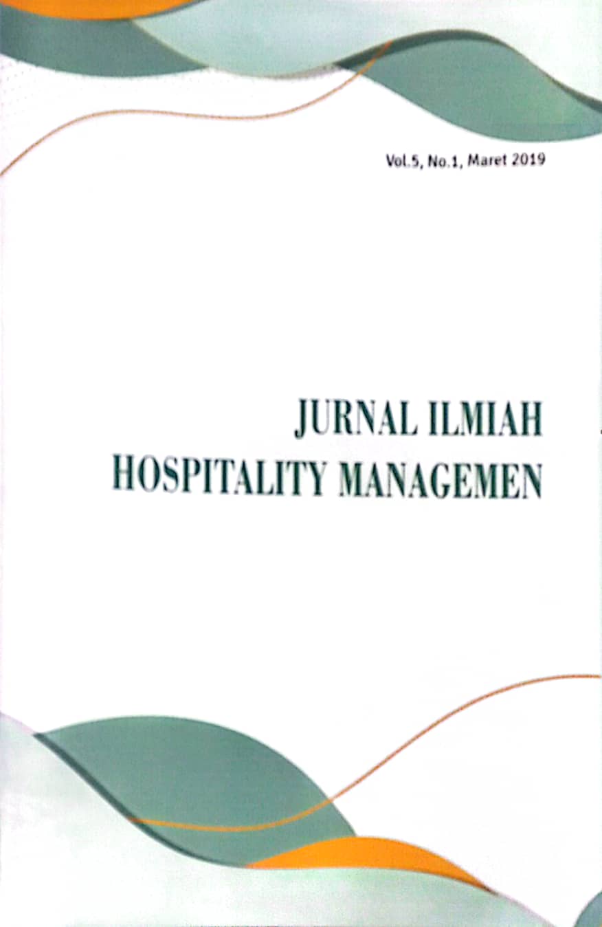 Jurnal Ilmiah Hospitality Managemen