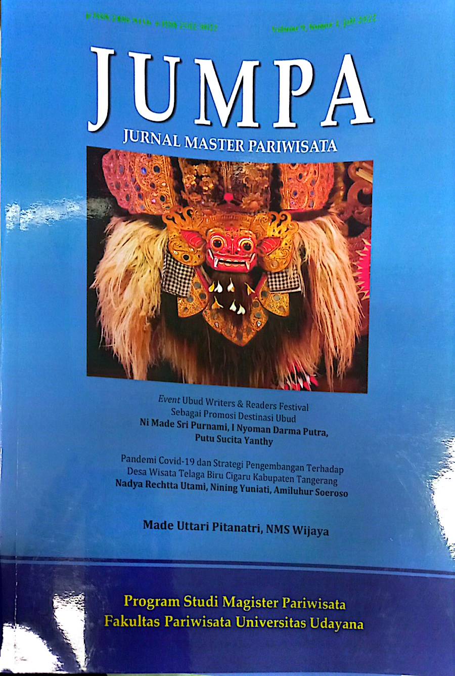 JUMPA: Jurnal Master Pariwisata