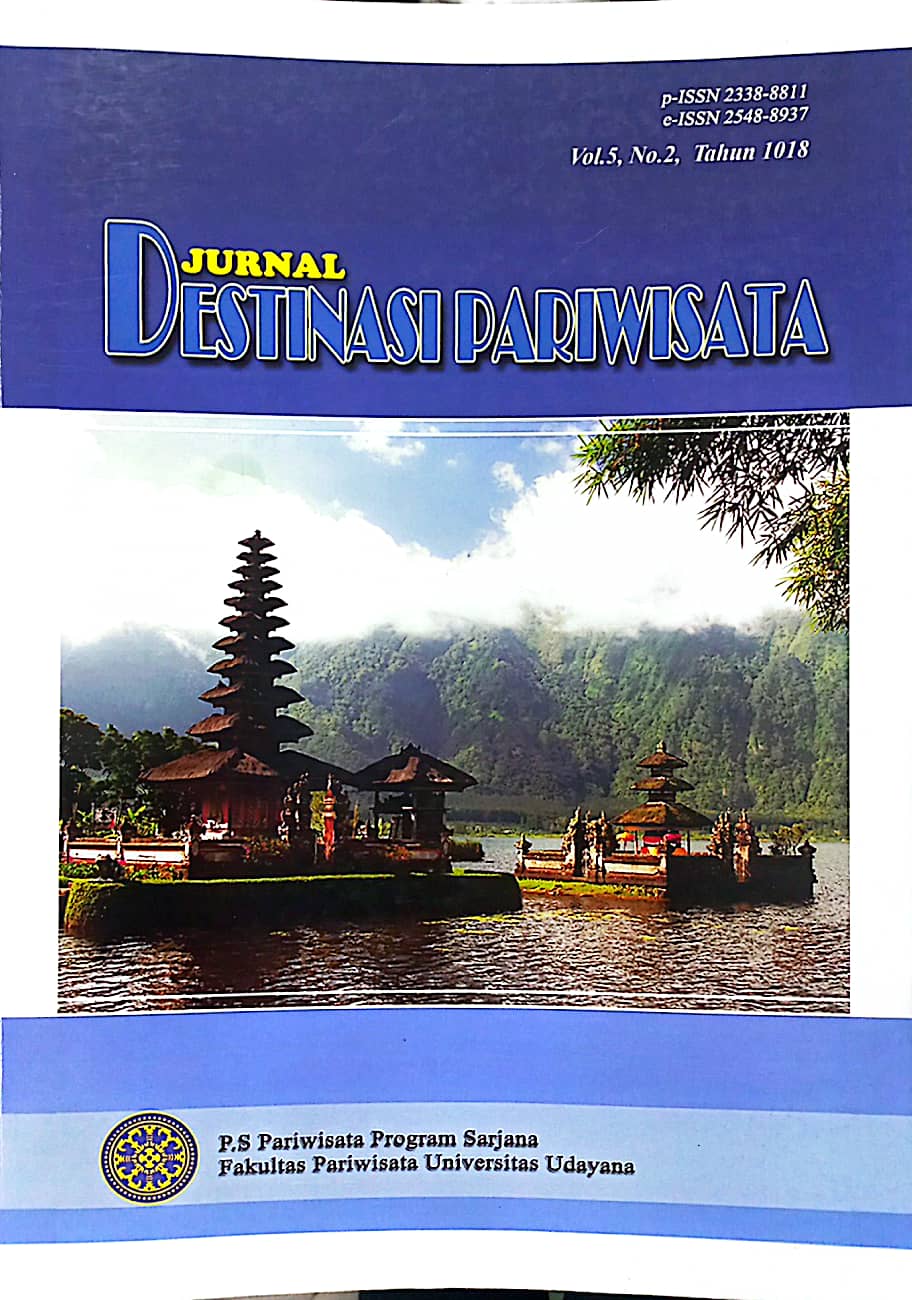 Jurnal Destinasi Pariwisata