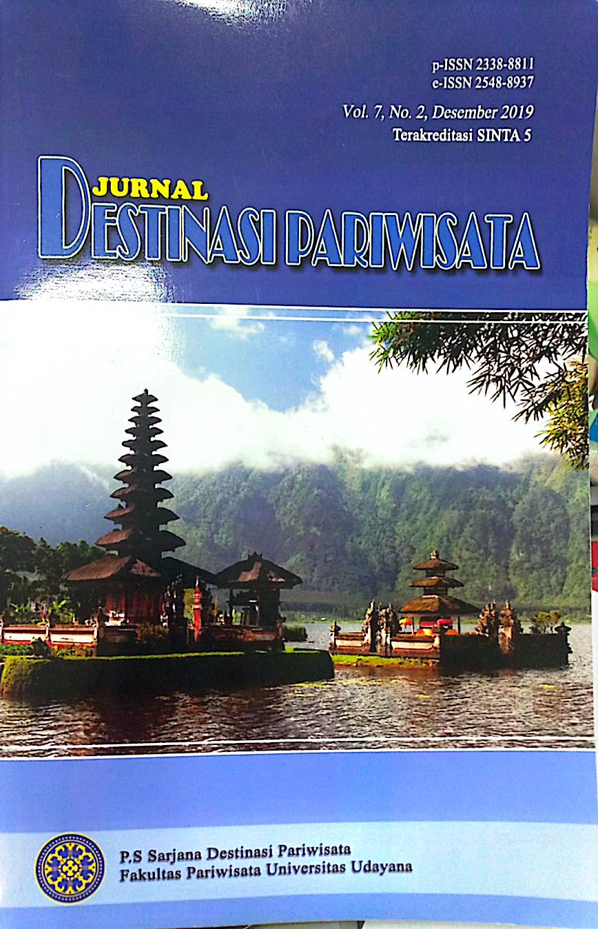 Jurnal Destinasi Pariwisata