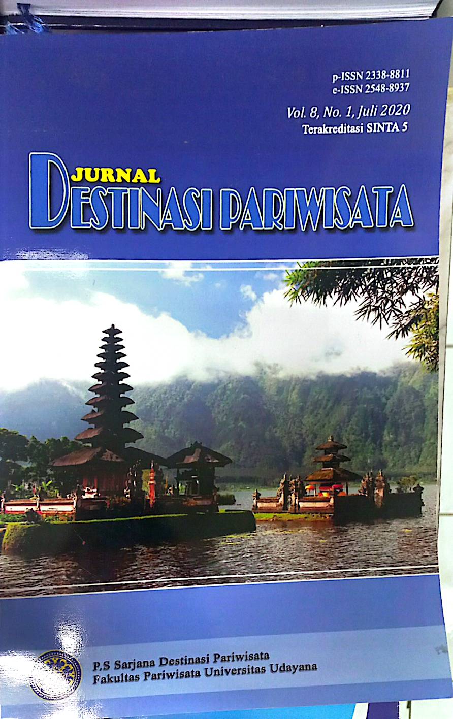 Jurnal Destinasi Pariwisata