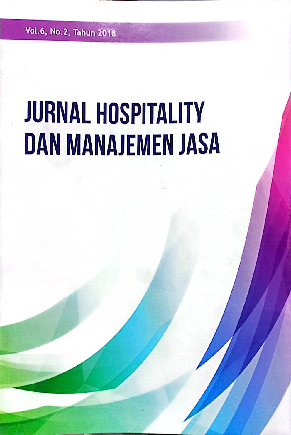 Jurnal Hospitality dan Manajemen Jasa