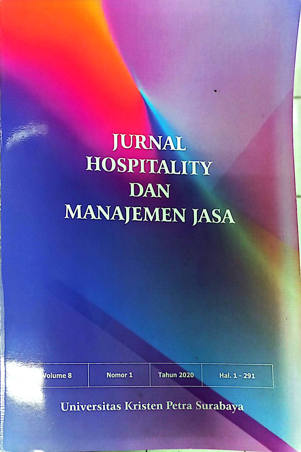 Jurnal Hospitality Dan Manajemen Jasa