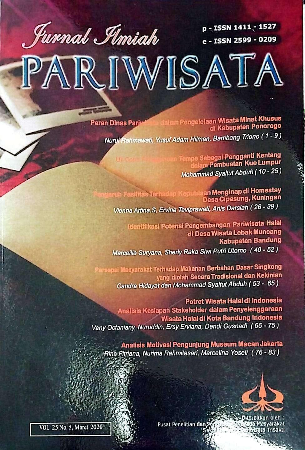 Jurnal Ilmiah Pariwisata