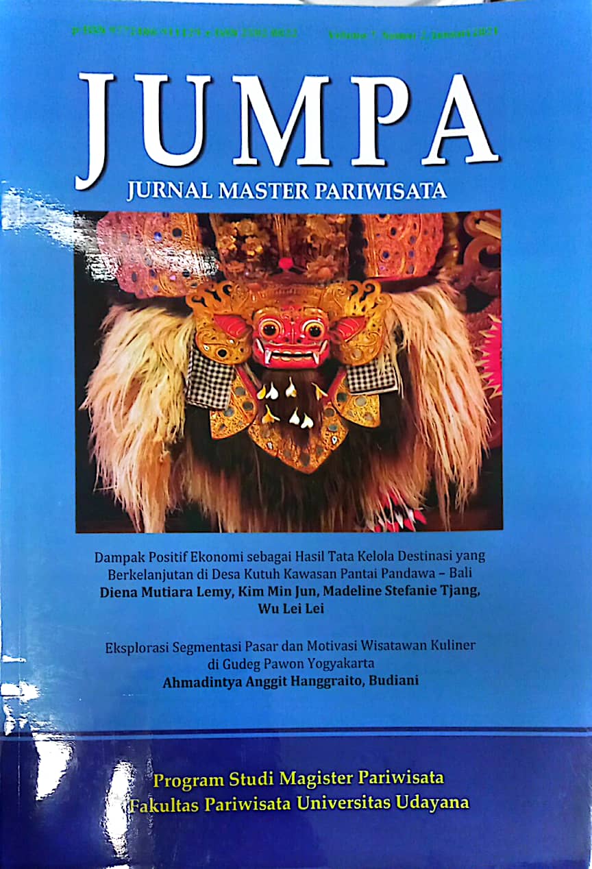 Jurnal Master Pariwisata