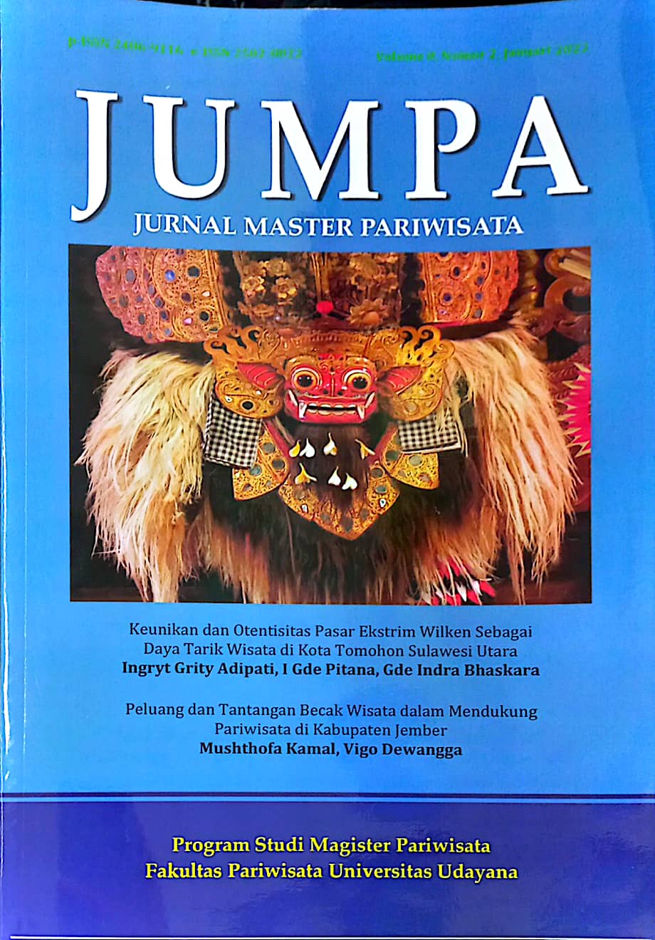 Jurnal Master Pariwisata