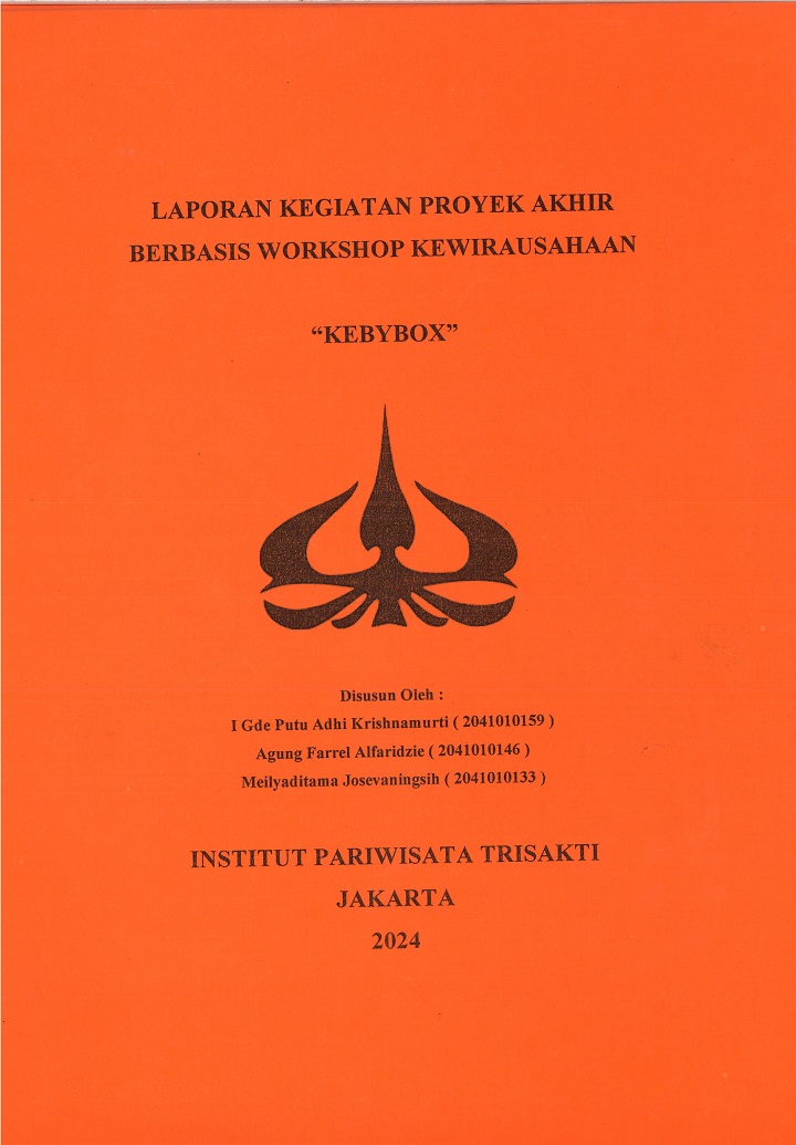 LAPORAN KEGIATAN PROYEK AKHIR
BERBASIS WORKSHOP KEWIRAUSAHAAN
“KEBYBOX”