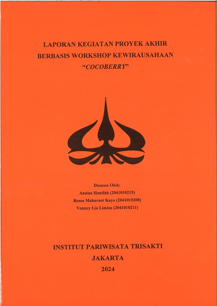 LAPORAN KEGIATAN PROYEK AKHIR 
BERBASIS WORKSHOP KEWIRAUSAHAAN
“COCOBERRY”