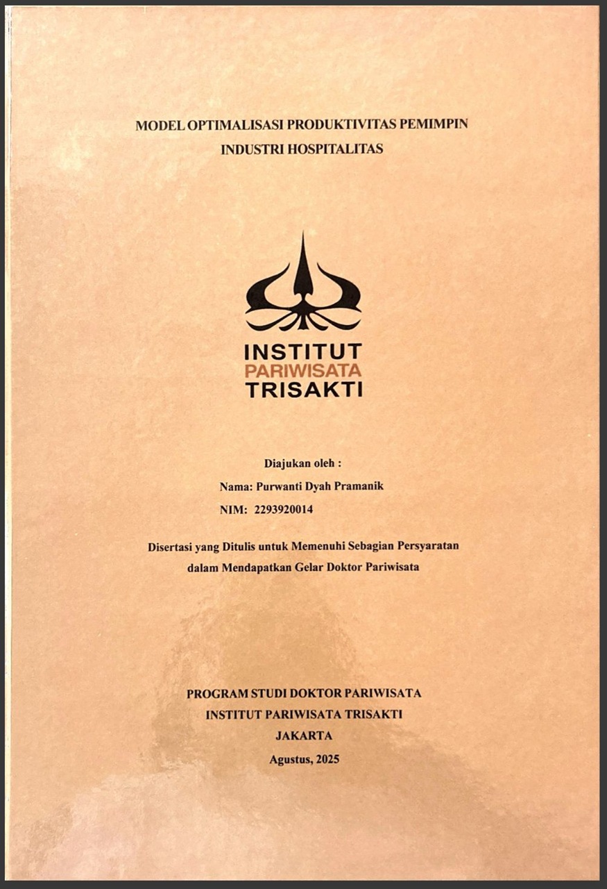 Model Optimalisasi Produktivitas Pimpinan Industri Hospitalitas