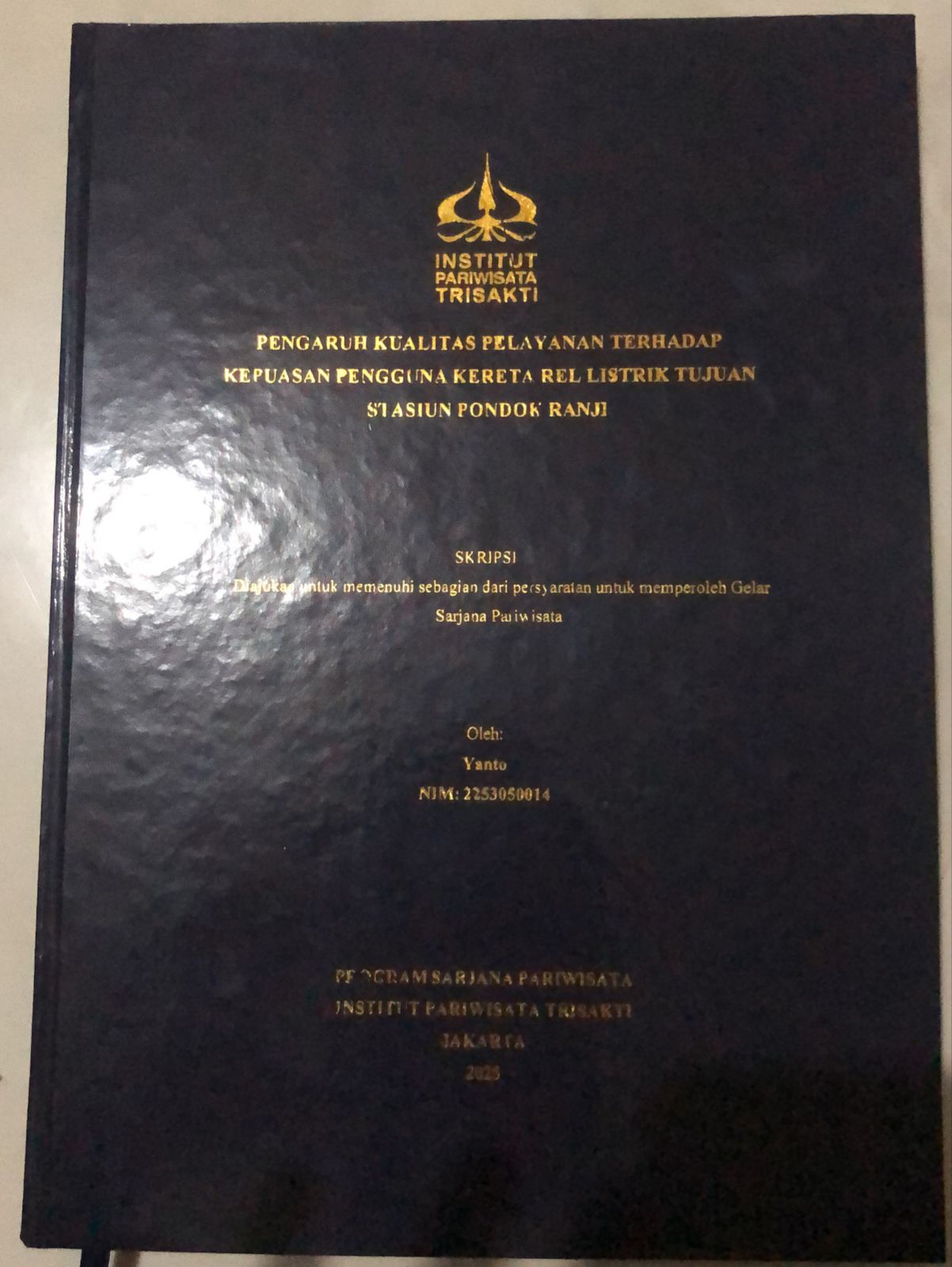 Pengaruh Kualitas Pelayanan Terhadap Kepuasan Pengguna Kereta Rel Listrik Tujuan Stasiun Pondok Ranji