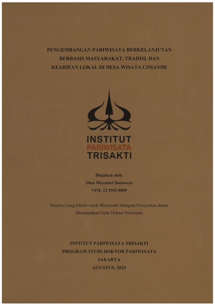 Pengembangan Pariwisata Berkelanjutan Berbasis Masyarakat, Tradisi, dan Kearifan Lokal di Desa Wisata Cimande